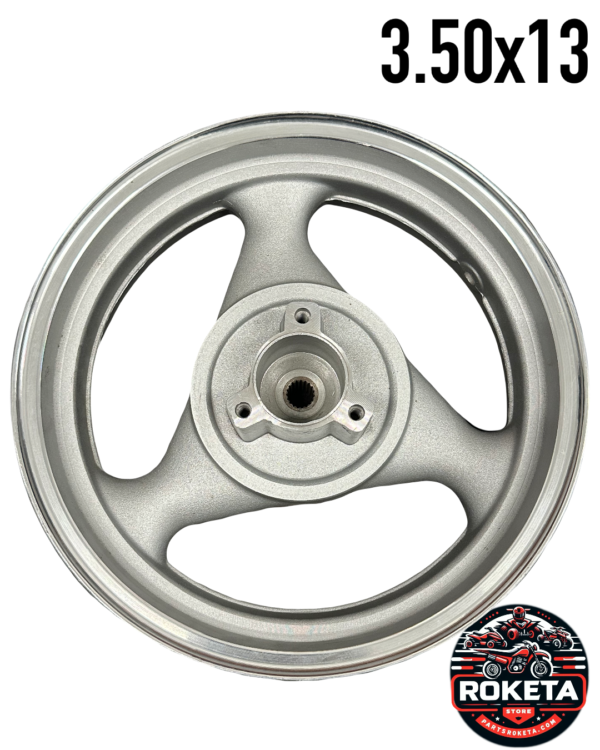 13-Inch Tubeless Rear Rim 3.50x13 YY150T-19 MC-46Y-150cc