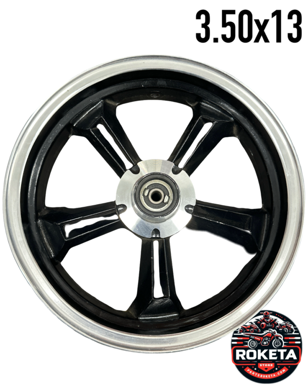 13-Inch Tubeless Fron Rim 3.50x13 for YMC-121-150/JJ150T-13A