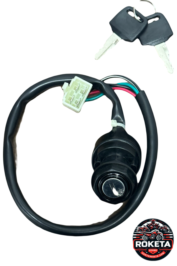 4 Wires Ignition Switch With 2 Keys