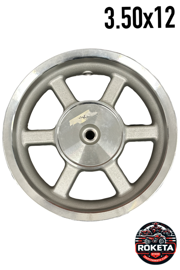 12-Inch Tubeless Rear Rim 3.50x12 for Roketa YMC-140-150/YB150T-10