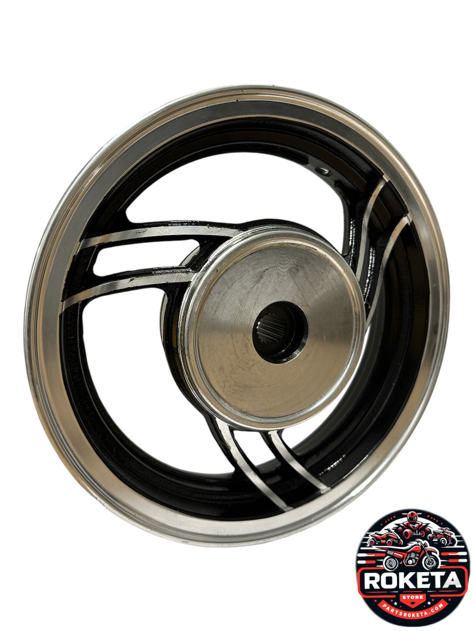 10 Inch Rear Aluminum Rim TUBELESS ( 2.15X10 ) - Image 3