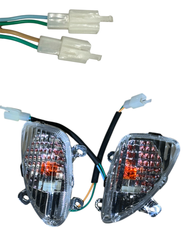 12V R10W Front Turn Signal Light Set for MC-75Y-150 (LJ4)