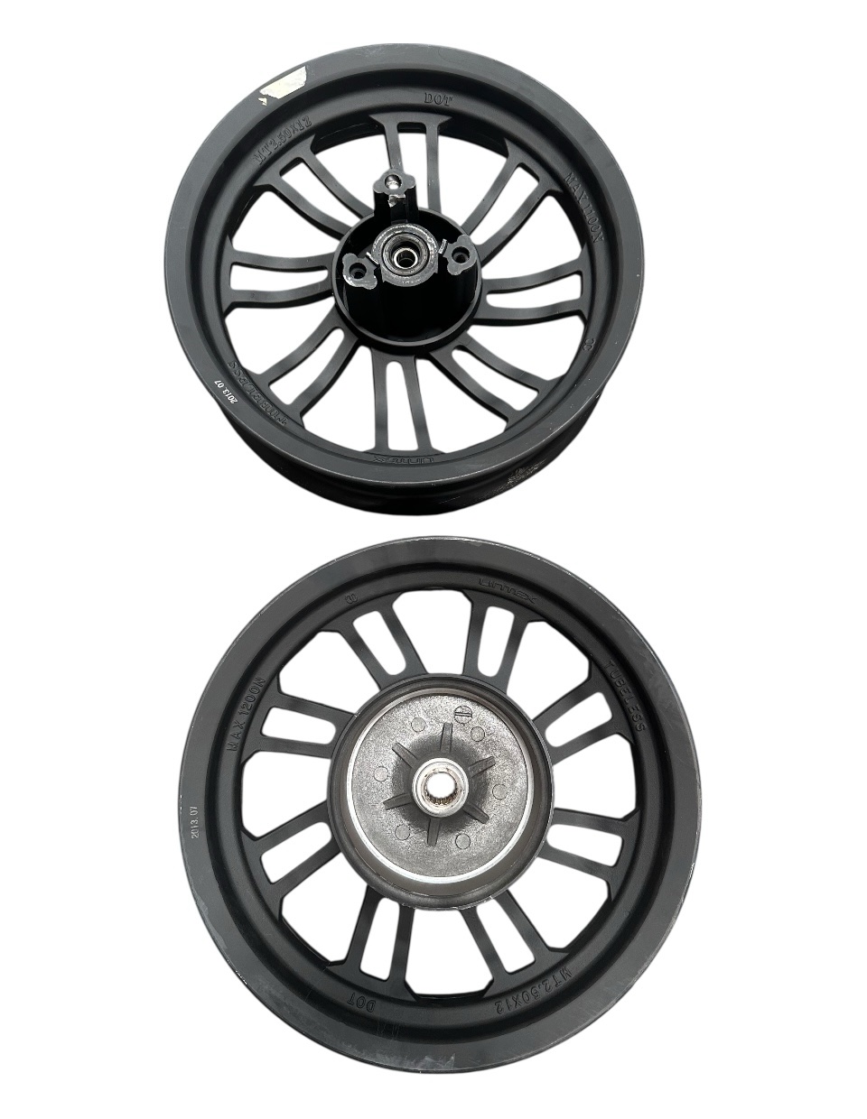 Scooter Wheel Set – Front & Rear – MT2.50x12 - Image 3
