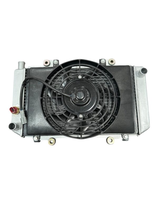 Radiator with Cooling Fan – 17x11 in – Fits ATV 117 550cc