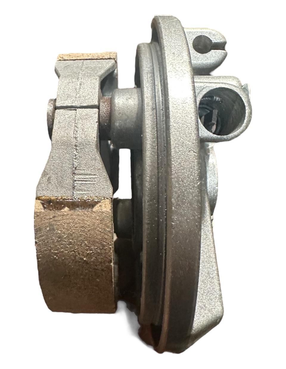 Front Drum Brake Panel with Shoes