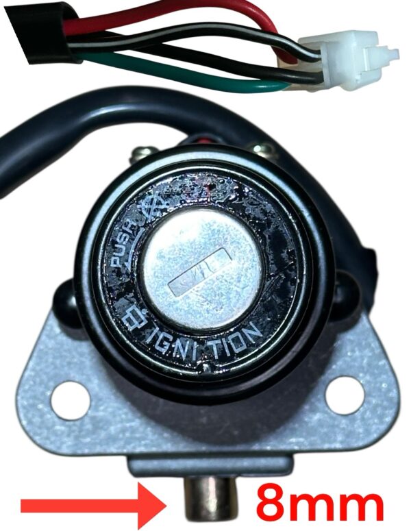 4 Wires Ignition Switch & Gas Cap Set – Fits Bashan DB-08-250 / Storm 250 (BS250GY-18)